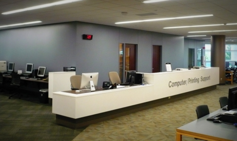Computing Support & Printing Services desk
