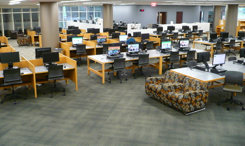 Lower level computer lab
