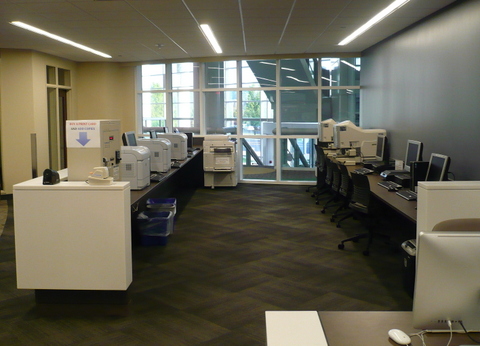Large print center